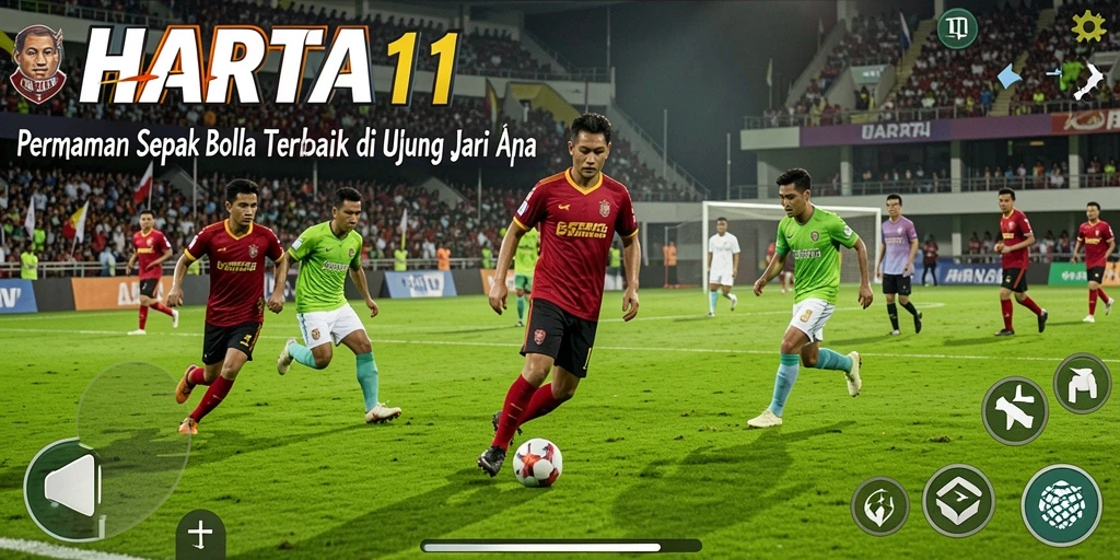 Tampilan gameplay HARTA11 yang mendebarkan dan grafis yang memukau.
