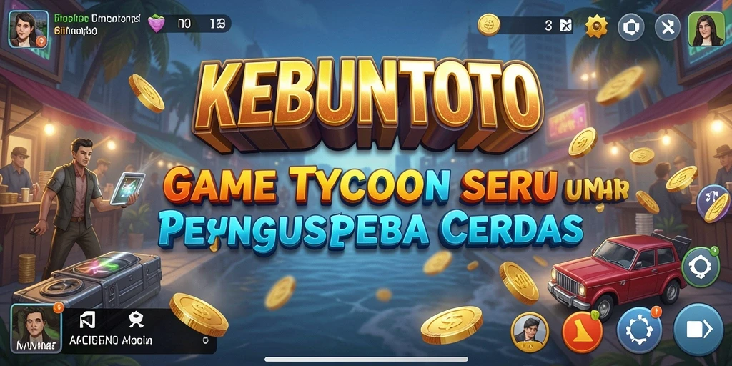 Tampilan gameplay menarik dari KEBUNTOTO yang menunjukkan manajemen bisnis.