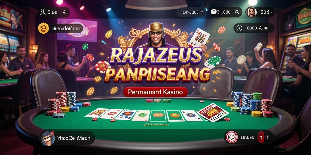 Tampilan menarik dari gameplay RAJAZEUS yang memukau.