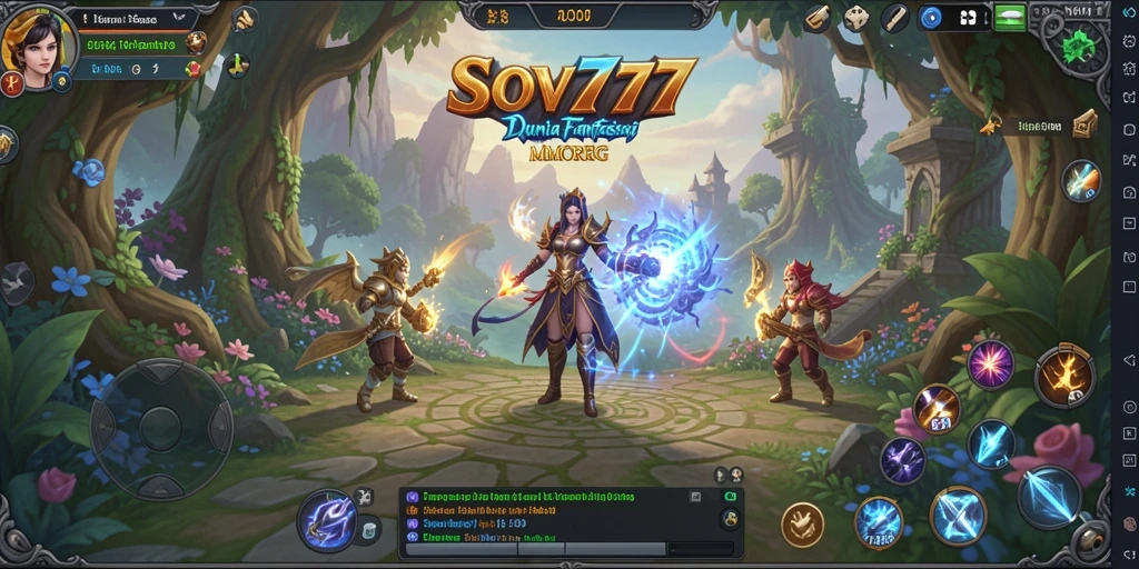 Screenshot gameplay SOV777 menampilkan pertarungan epik antar pemain.