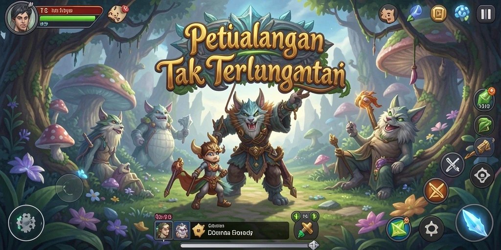 Tampilan gameplay T6 yang menakjubkan dalam dunia petualangan.
