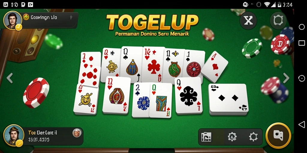 Tampilan gameplay TOGELUP dengan grafis yang memukau.